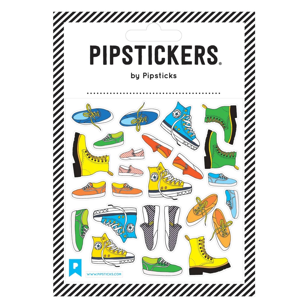 Pipsticks, Stickers, Art & School, Approximately 4"x4", Cool Kicks, 620158